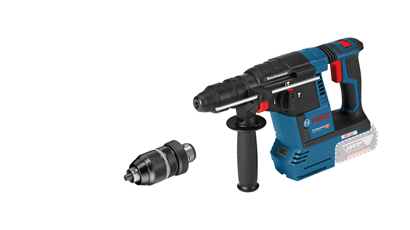 Gbh 18v 26 F Cordless Rotary Hammer With Sds Plus Bosch Professional