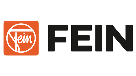 FEIN logo in orange and black, simply and modernly designed.