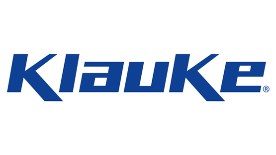 Klauke logo in blue text on a white background.
