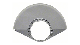 Gray Bosch Professional cover for tool with circular opening.