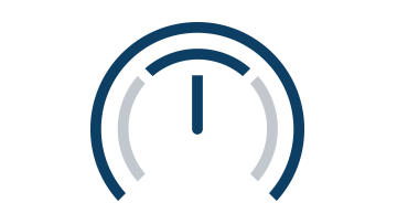 A Bosch Professional tachometer with a blue border and numbers.