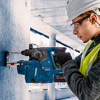 Dust attachments for drilling concrete