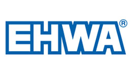 EHWA logo in blue, clear and modern, on a white background.