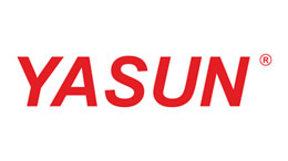 YASUN logo in red text on a white background.