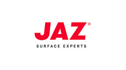 Red logo of JAZ with the text "SURFACE EXPERTS" below.